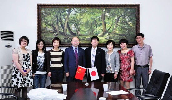 Vice President Yue Xinjiang Meeting with Visiting Noda Makoto