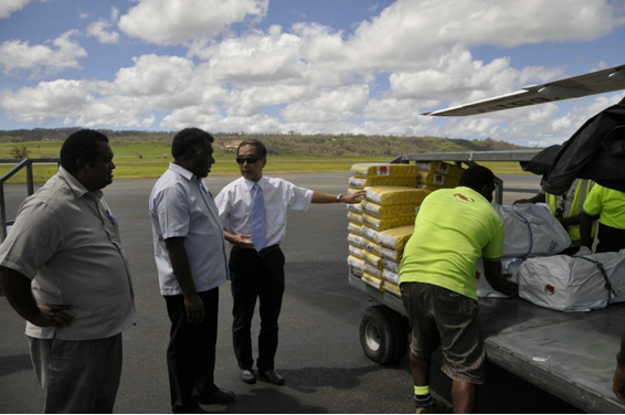 The Last Batch of Emergency Humanitarian Assistance to Vanuatu Contracted by CCOEC Arrived in Port Vila